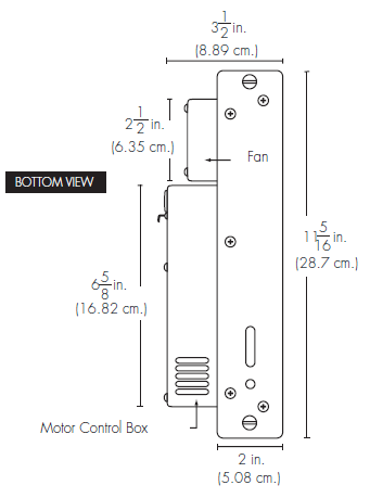 SX4 DMX Loop Tray -bottom view